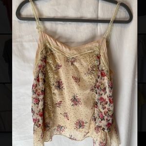 Lace tank top